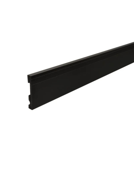 Zócalo Extra Line 100mm x 15mm x 2,44m Negro Mate (2324E)